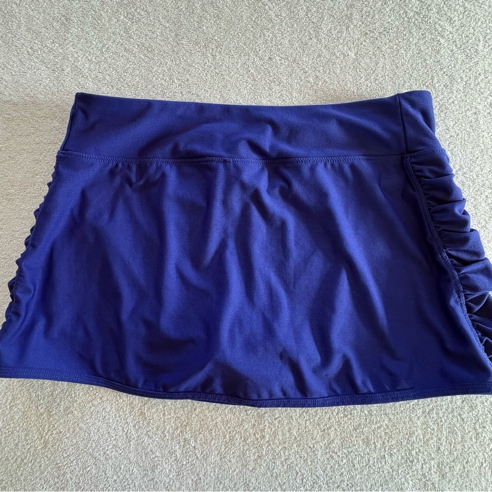Avia Purple Ruched Athletic Skirt Skort Size M - Picture 8 of 9